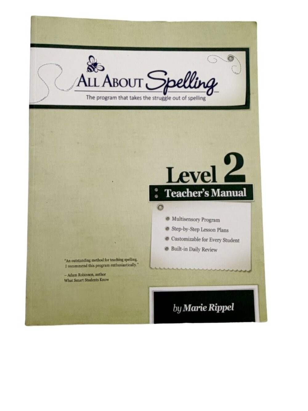 All About Spelling Level 2 Teacher's Manual - Marie Rippel Homeschool